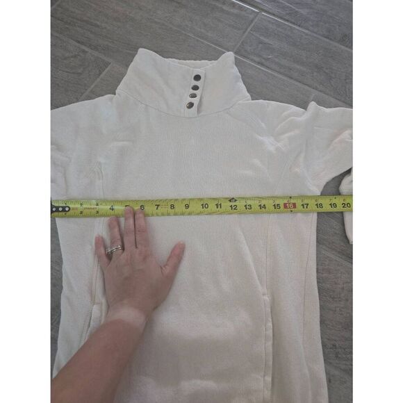 Women's Alo Pullover Sweatshirt Cowl‎ Neck Cream Color Size XS - Picture 3 of 9